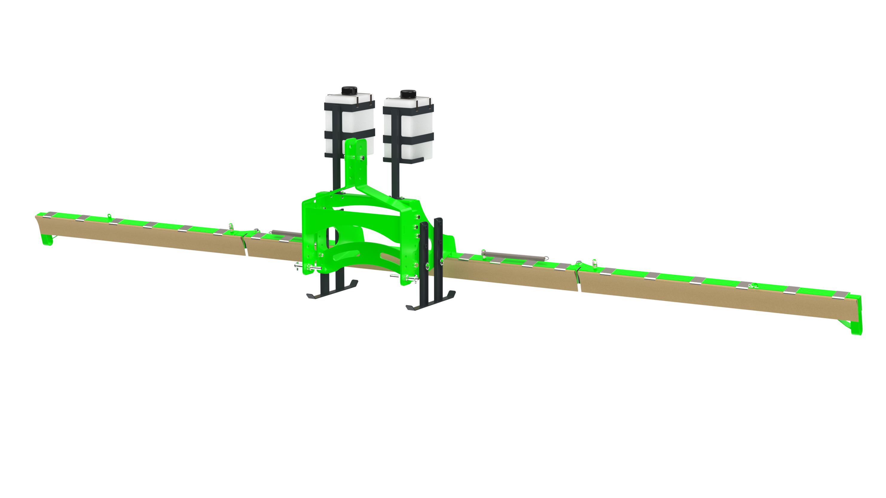 Weedswiper - Fentech Agri innovative herbicide applicator wipes chemical onto target species within arable and grasslands .